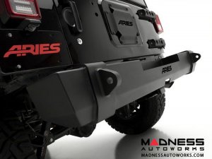 Jeep Wrangler JK TrailCrusher Rear Bumper - Carbide Black Powder Coat Jeep Wrangler JK TrailCrusher Rear Bumper - Carbide Black Powder Coat